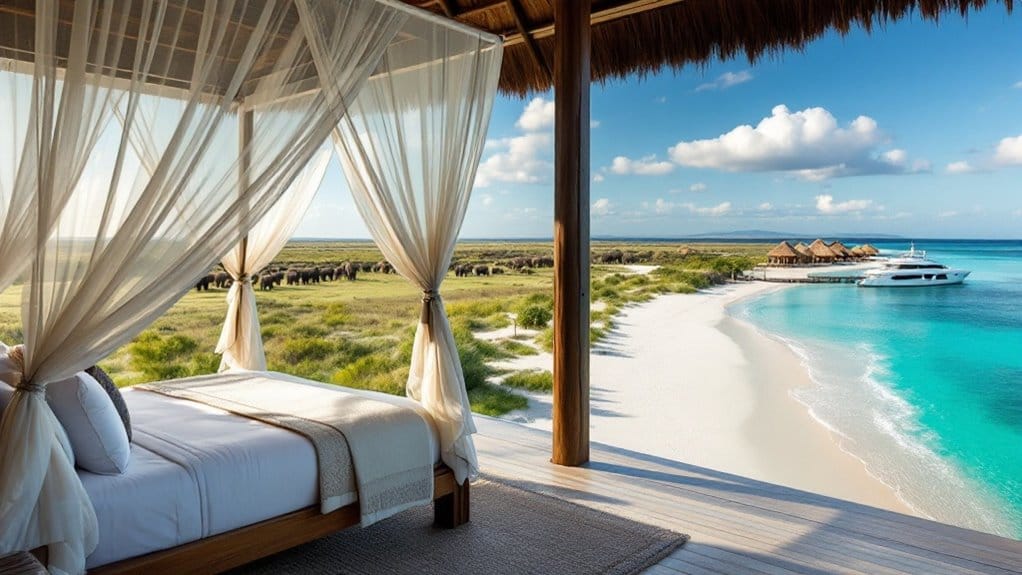 safari and beach lodging